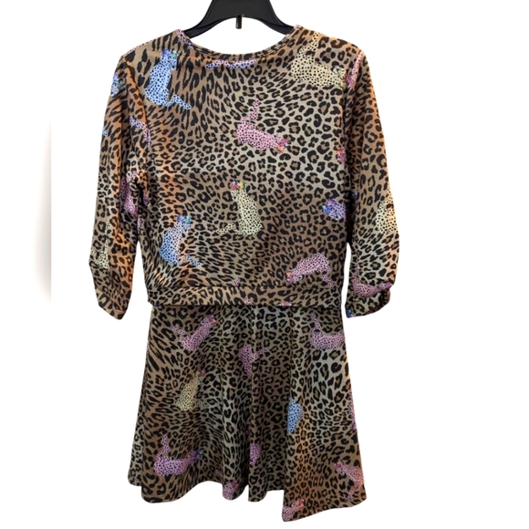 Hannah Banana Cheetah Print Dress with Twist Front...Size 12 - Picture 3 of 6